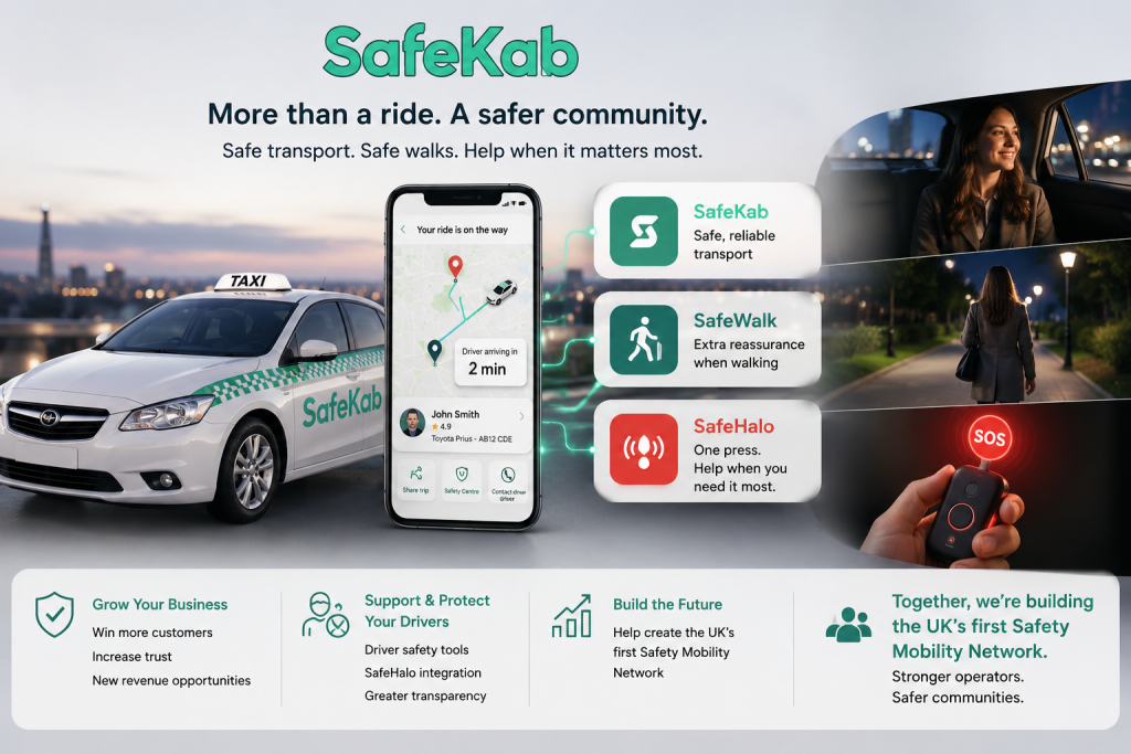 Safekab Safewalk Safehalo